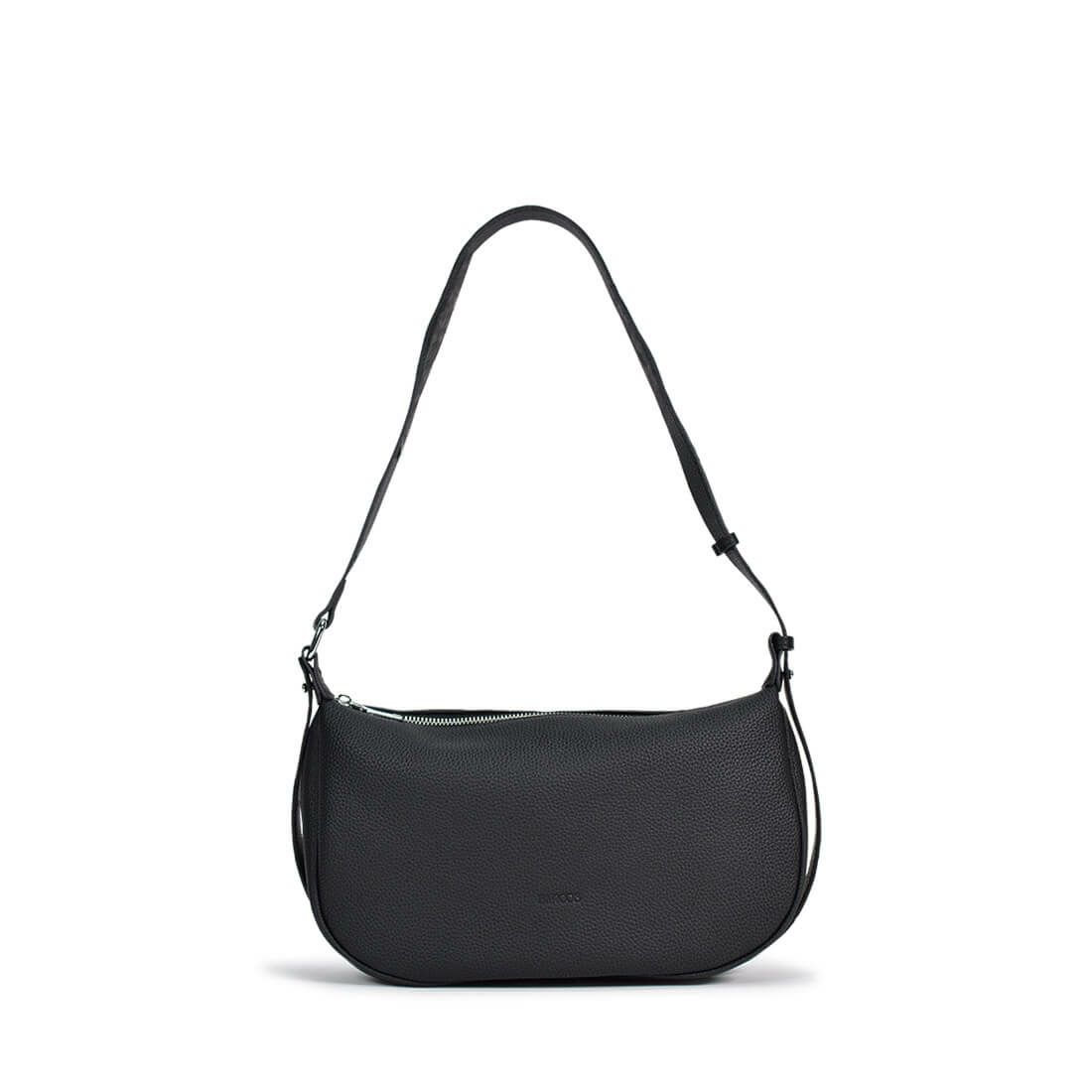 ベルト調整シュリンクレザーショルダーバッグ