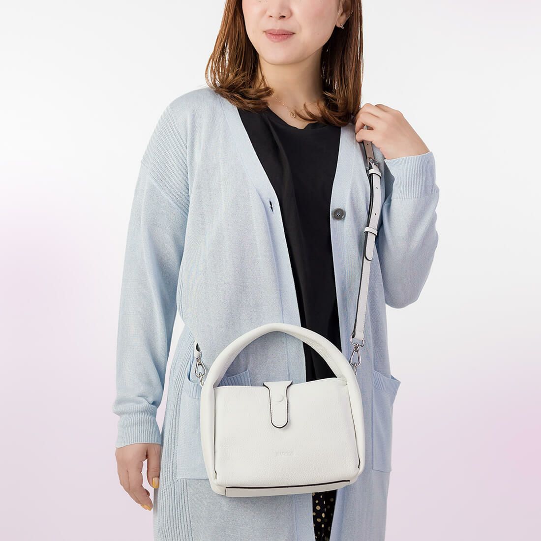 シュリンクレザー2wayバッグ
