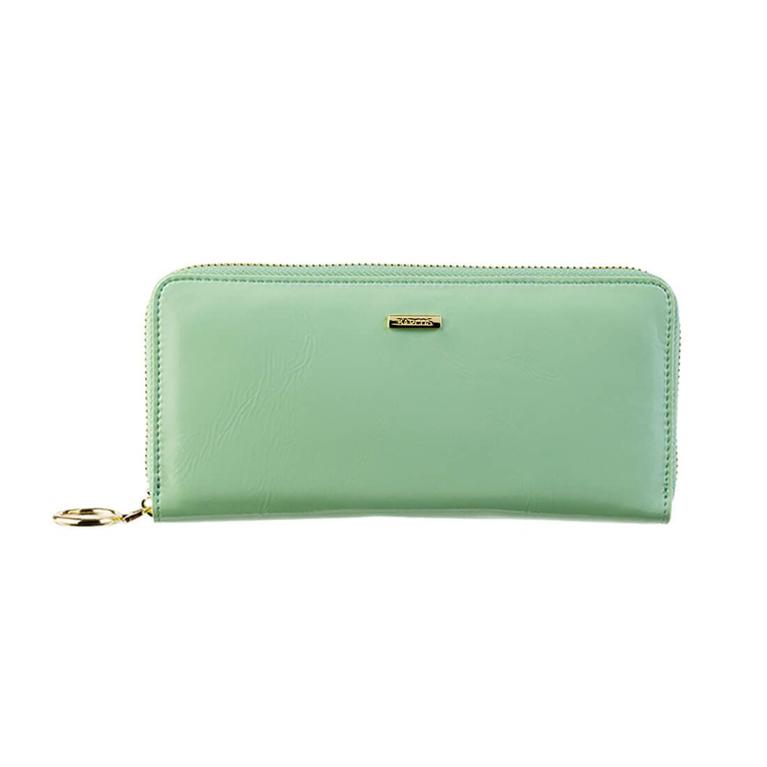 パテントレザーラウンド型長財布