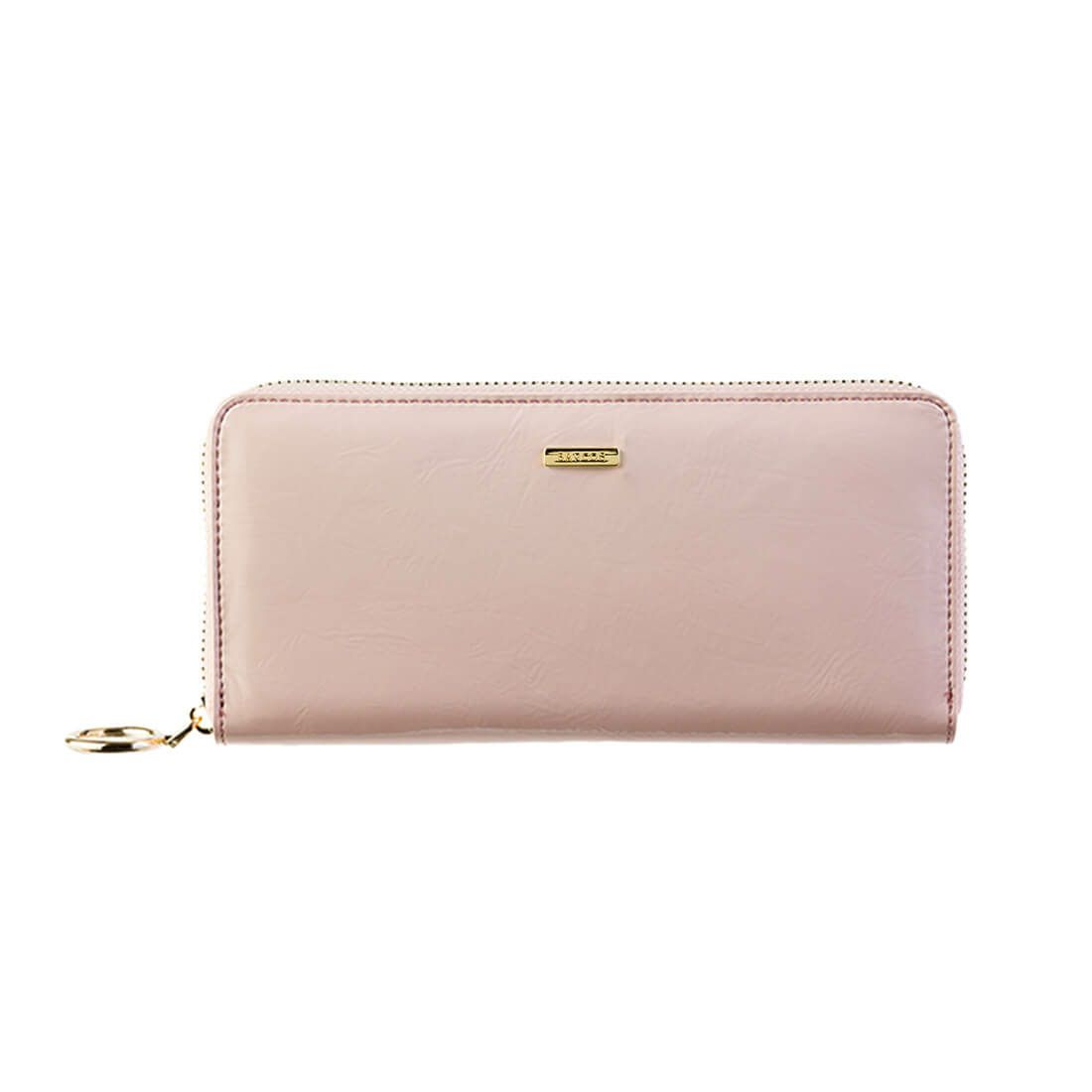 パテントレザーラウンド型長財布