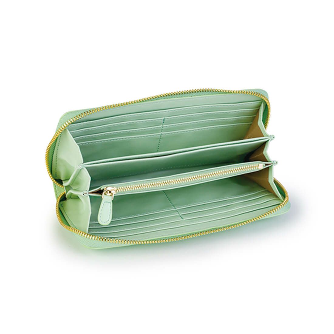 パテントレザーラウンド型長財布