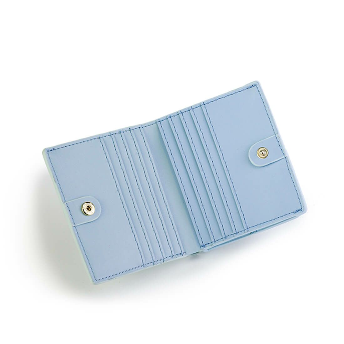 パテントレザー折財布