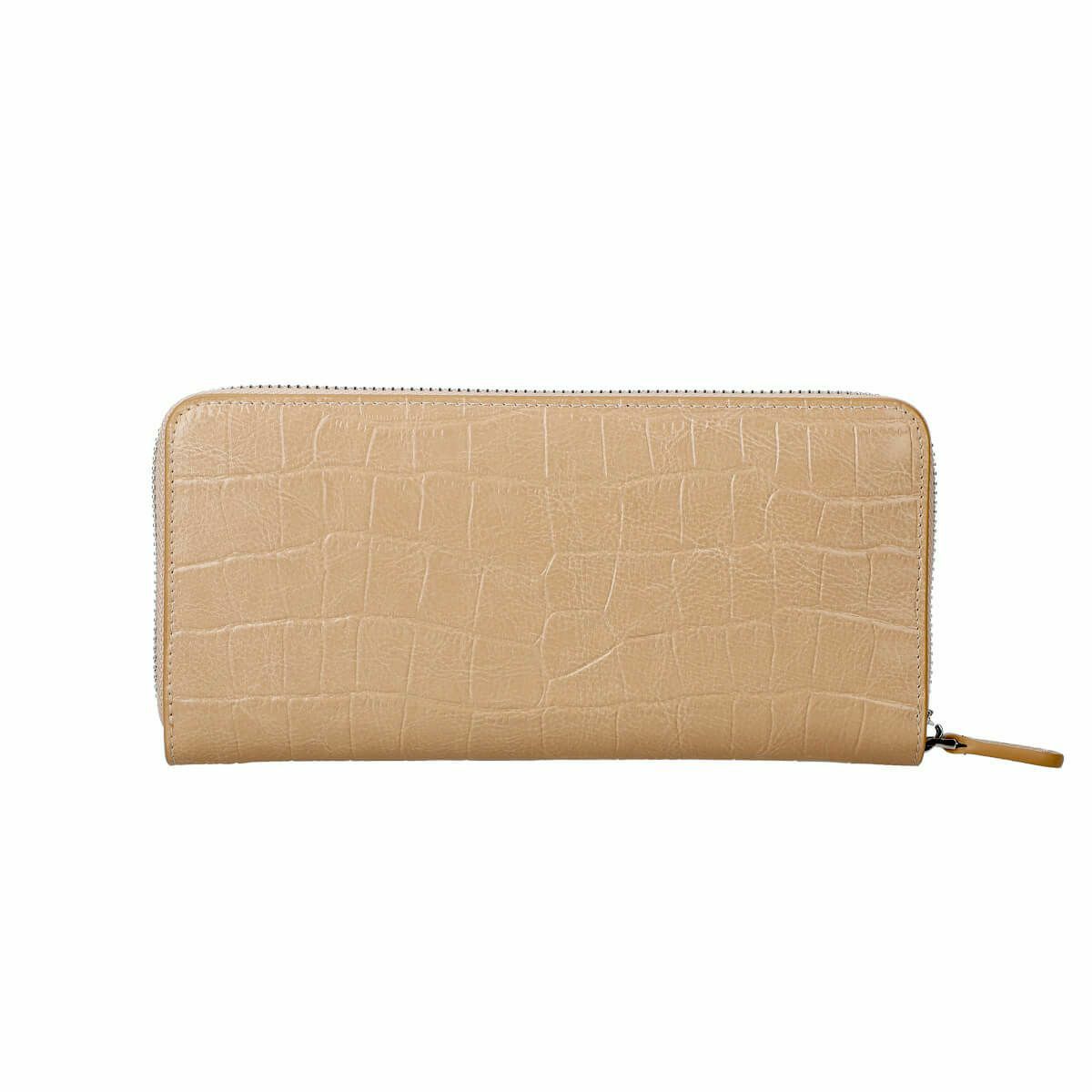 【セット商品】クロコダイル型押しロングウォレット&ポシェットセット