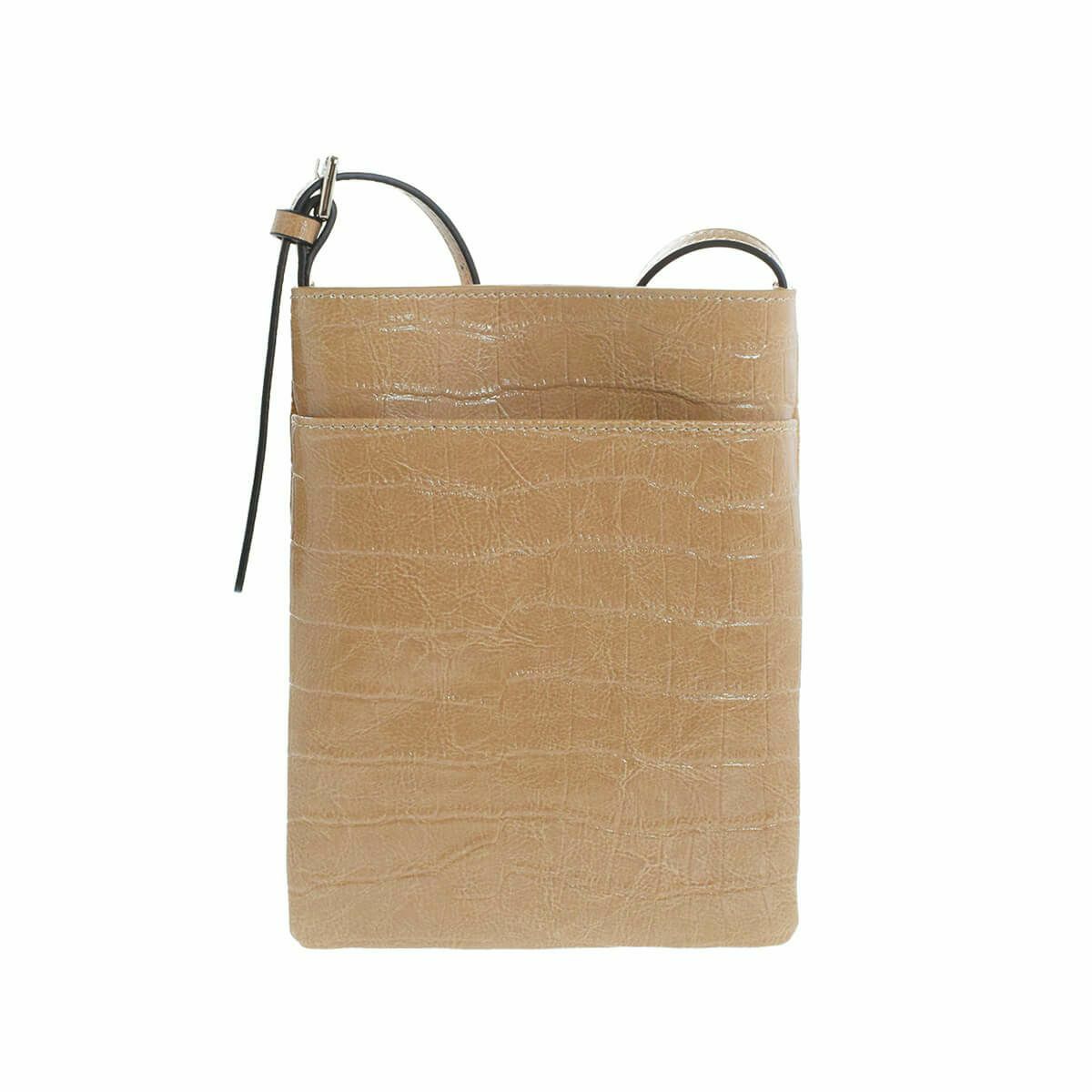 【セット商品】クロコダイル型押しロングウォレット&ポシェットセット