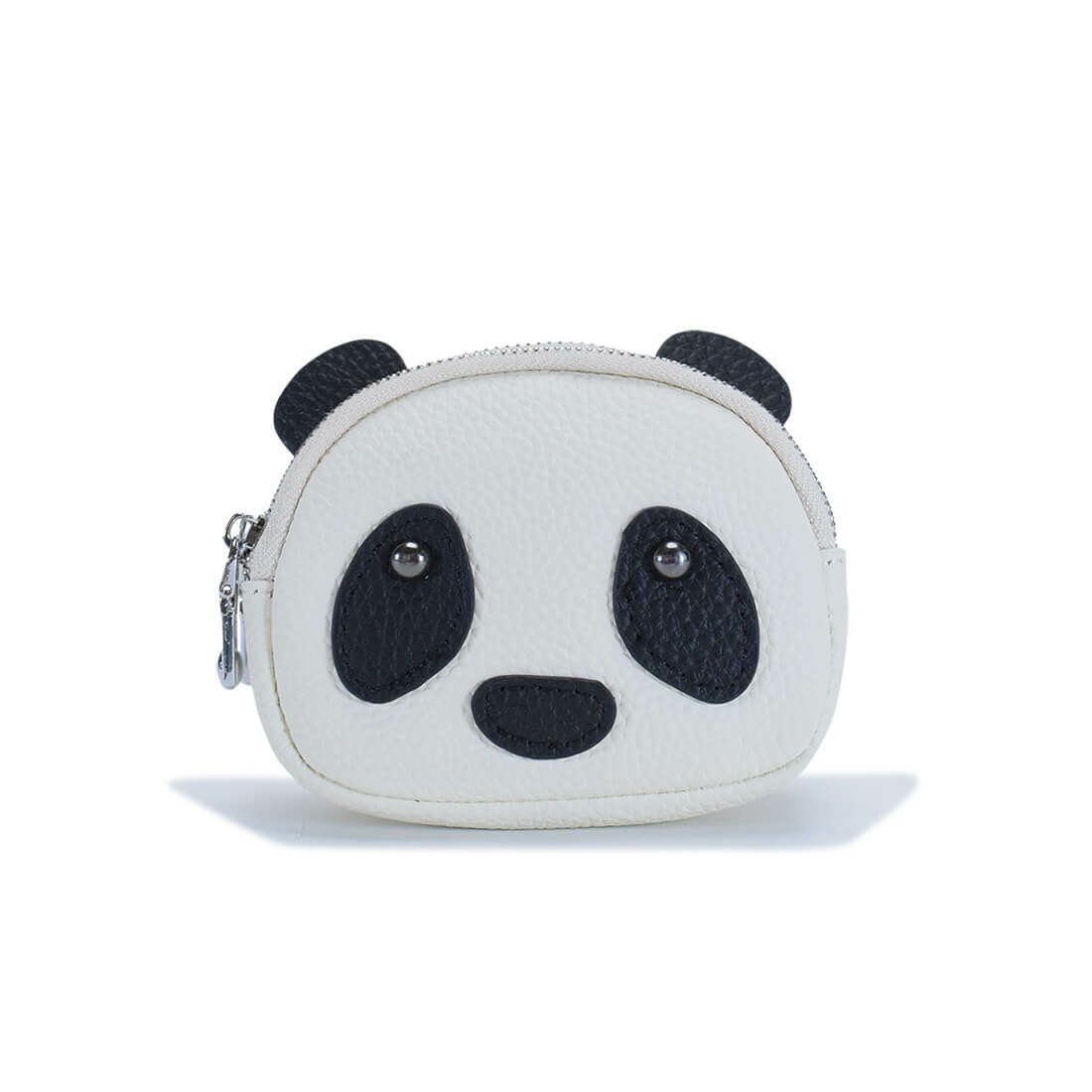 パンダモチーフ2層レザーポーチ