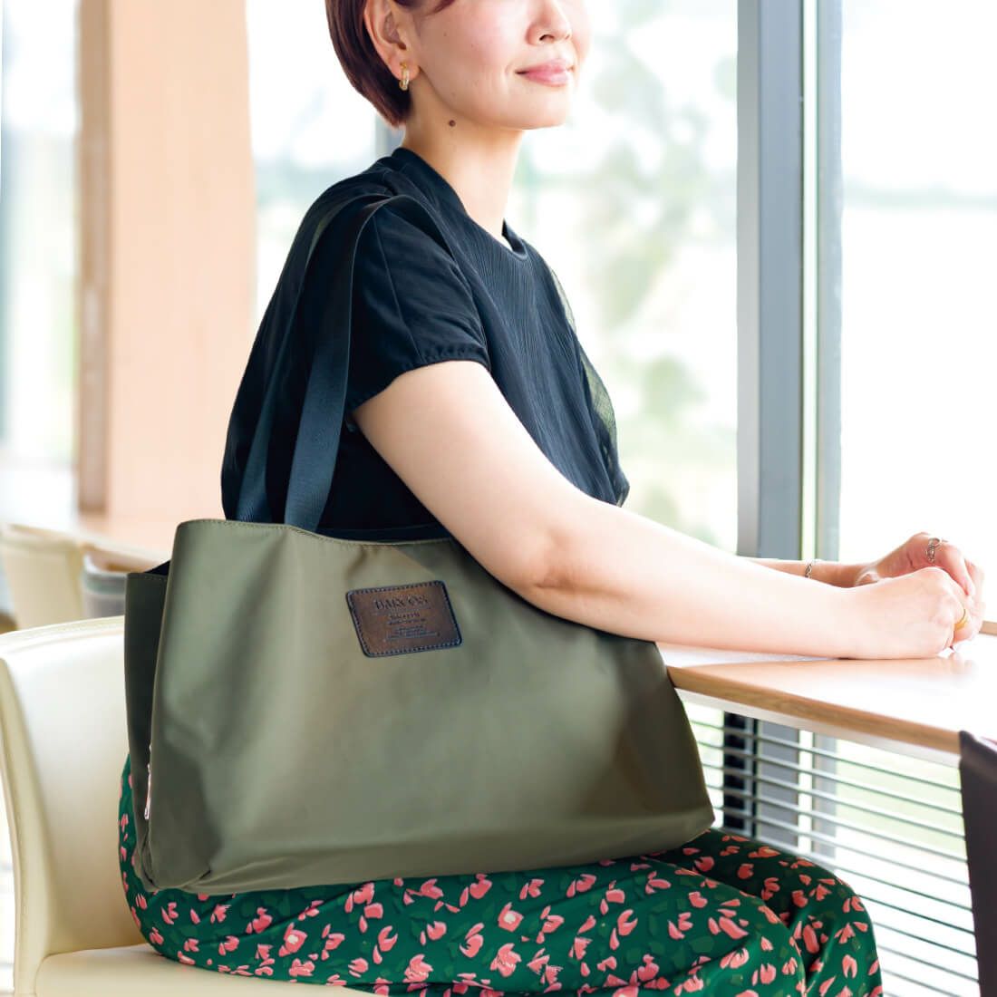 3層構造ボストンバッグ