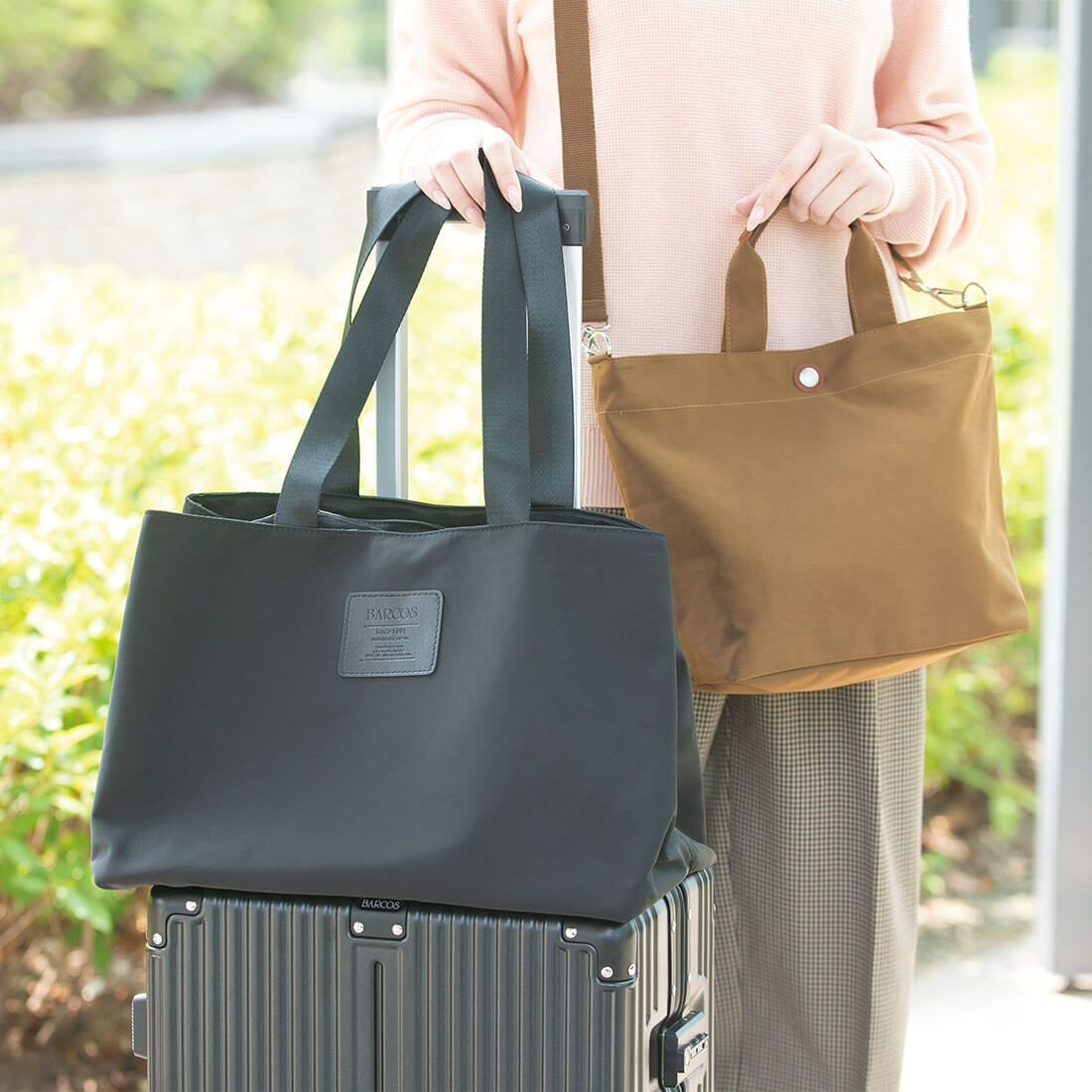 3層構造ボストンバッグ