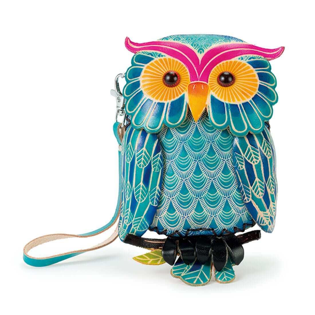 フクロウモチーフポーチ（ラージサイズ）