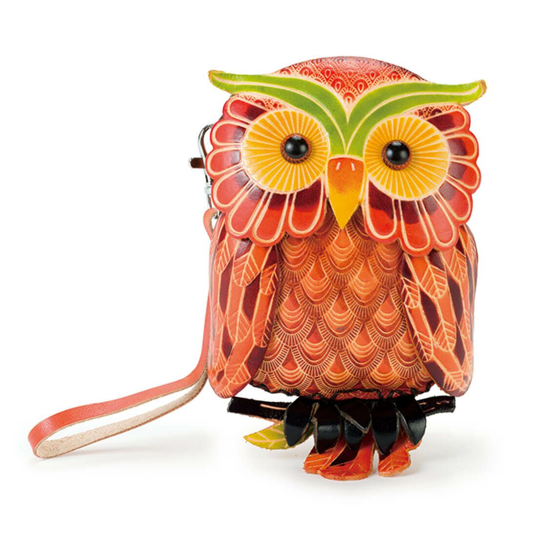 フクロウモチーフポーチ（ラージサイズ）