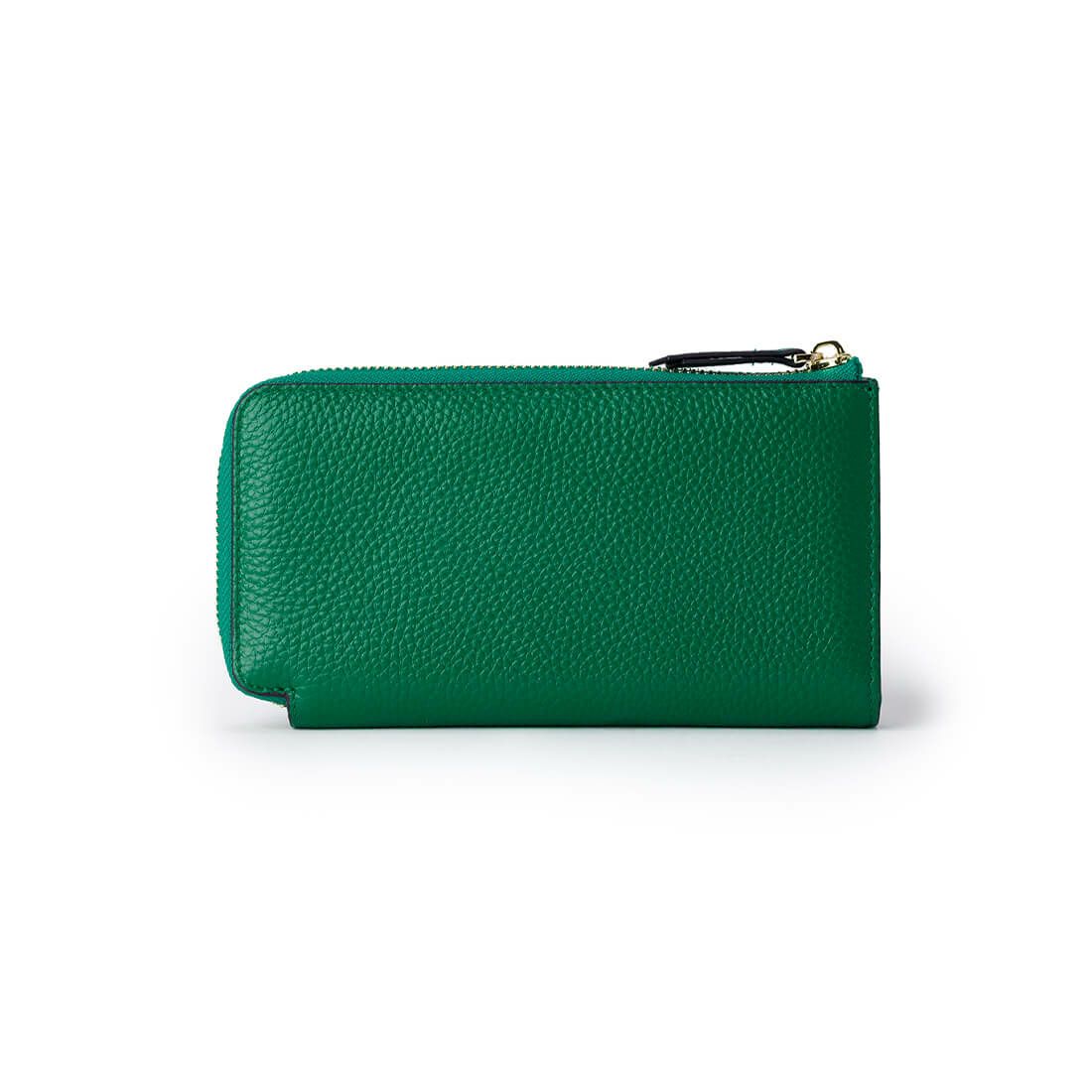 シュリンクレザーJ字型ウォレット＜ナビオ＞