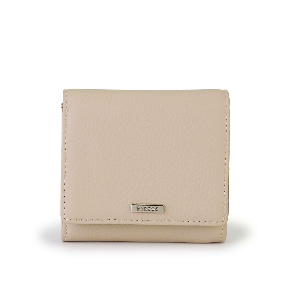 シュリンクレザーバイカラー折財布