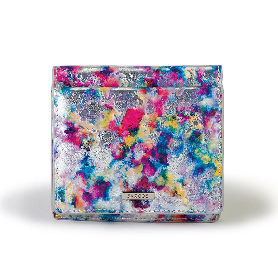 ペイントレザー折財布