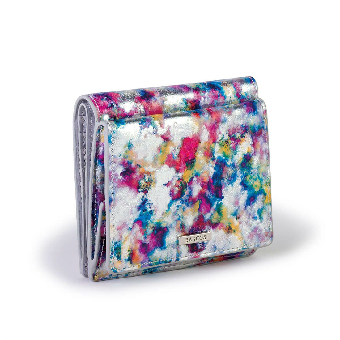 ペイントレザー折財布