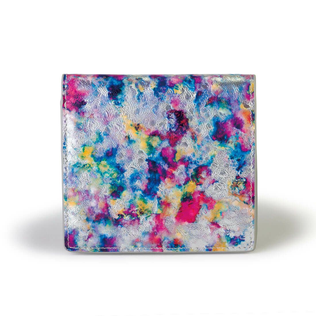 ペイントレザー折財布