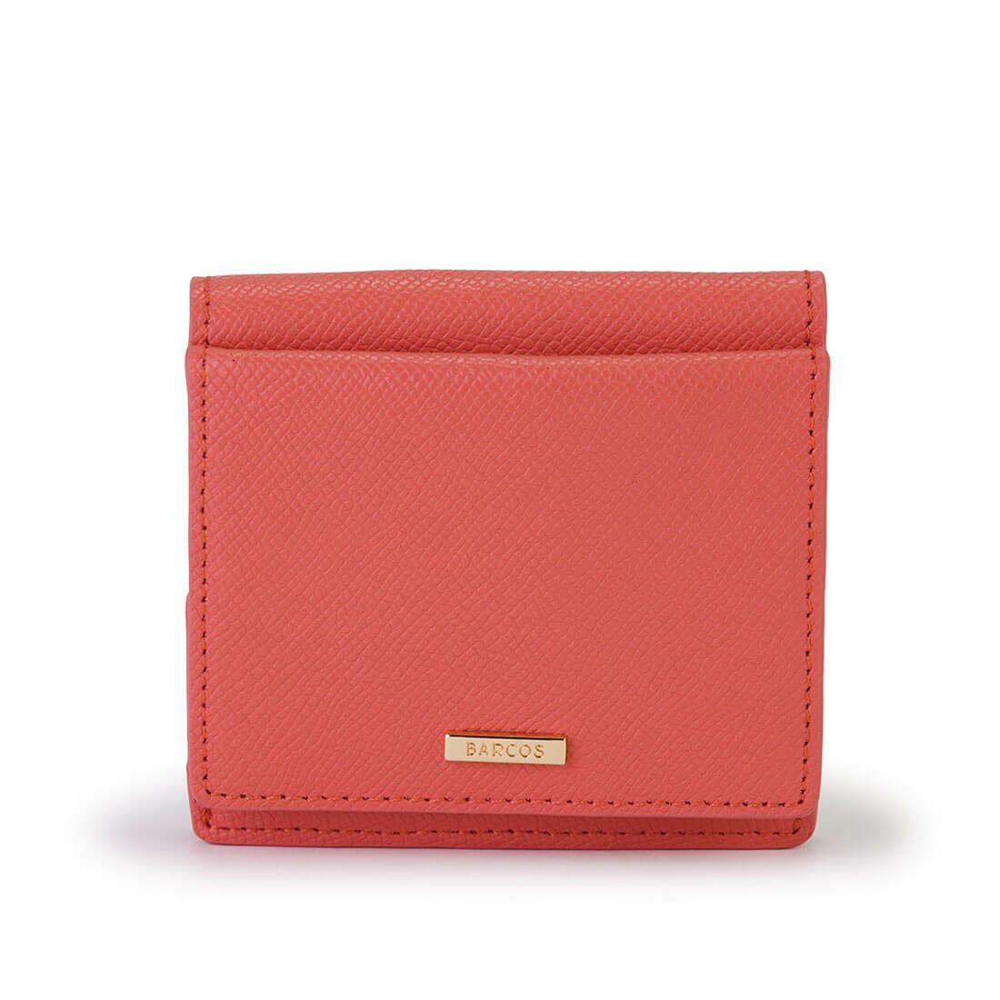 サフィアノ調レザー折財布