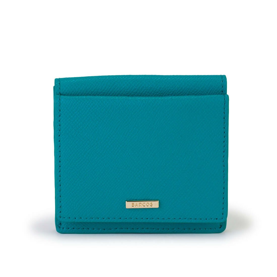 サフィアノ調レザー折財布