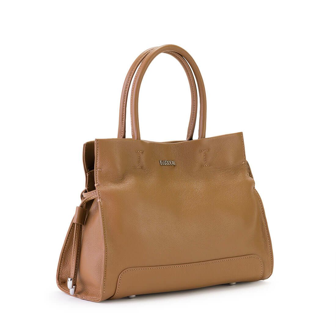 シュリンクレザー巾着2wayハンドバッグ