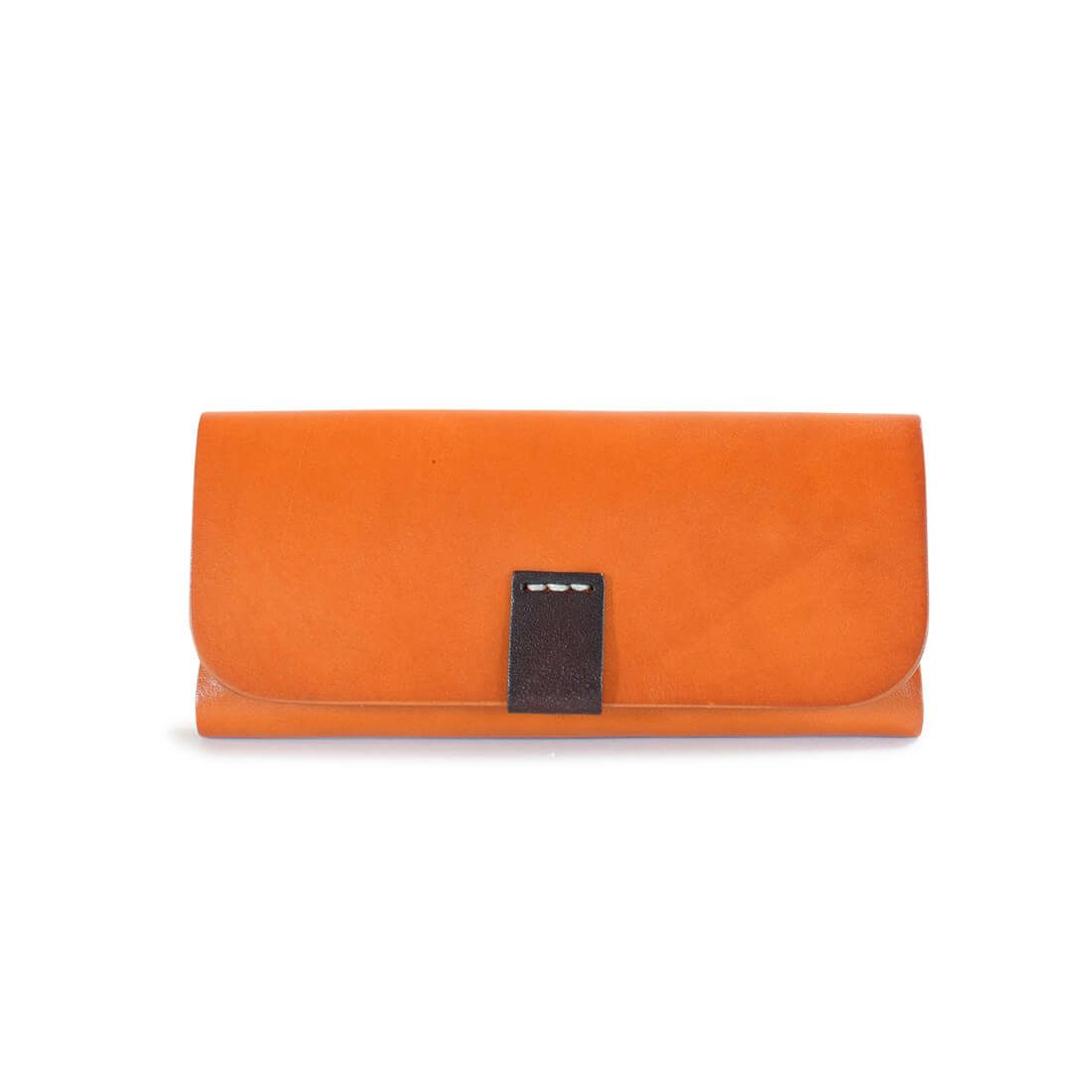 バイカラーレザーメガネケース