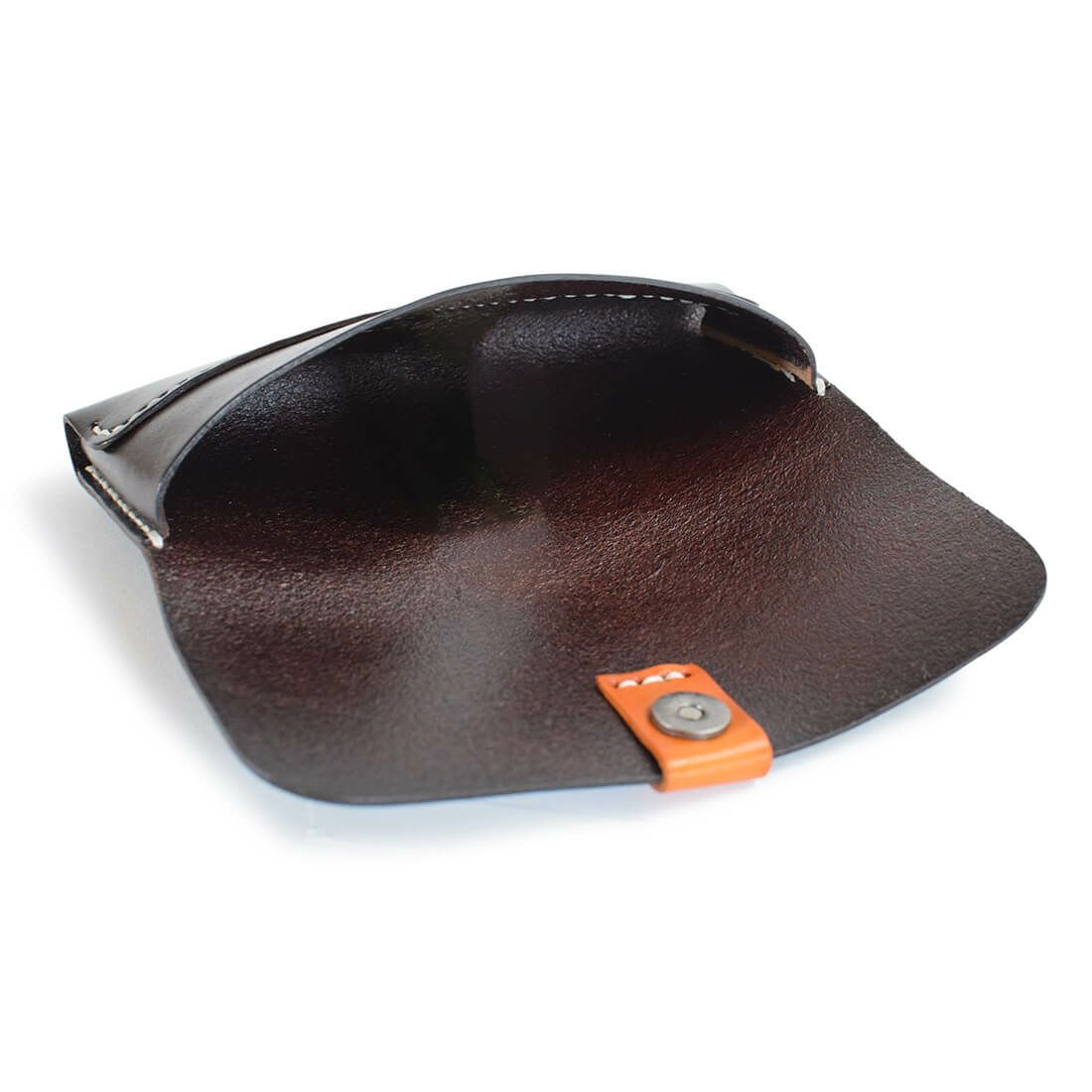 バイカラーレザーメガネケース