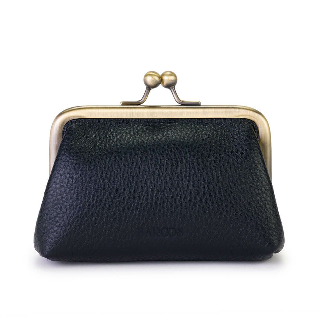 シュリンクレザーがま口ウォレット