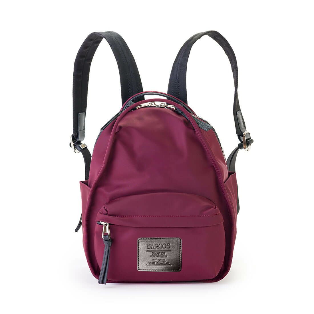 BARCOS 三角フォルムレザーリュック BARCOS（バルコス） 三角フォルムレザーリュック レディース 全2色