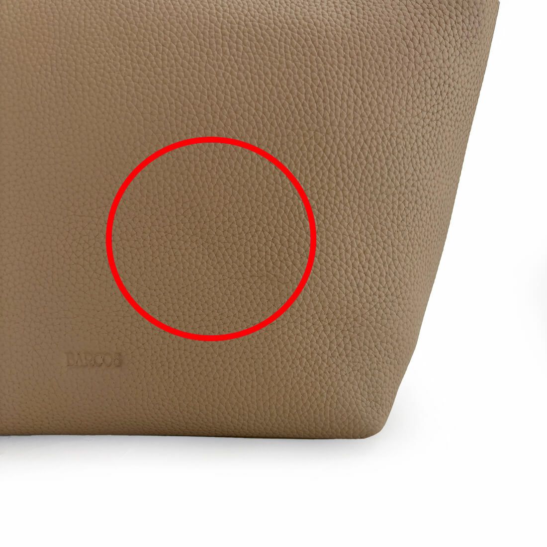 【アウトレット】本革ソフトシュリンクレザーハンドルデザインホーボーバッグ