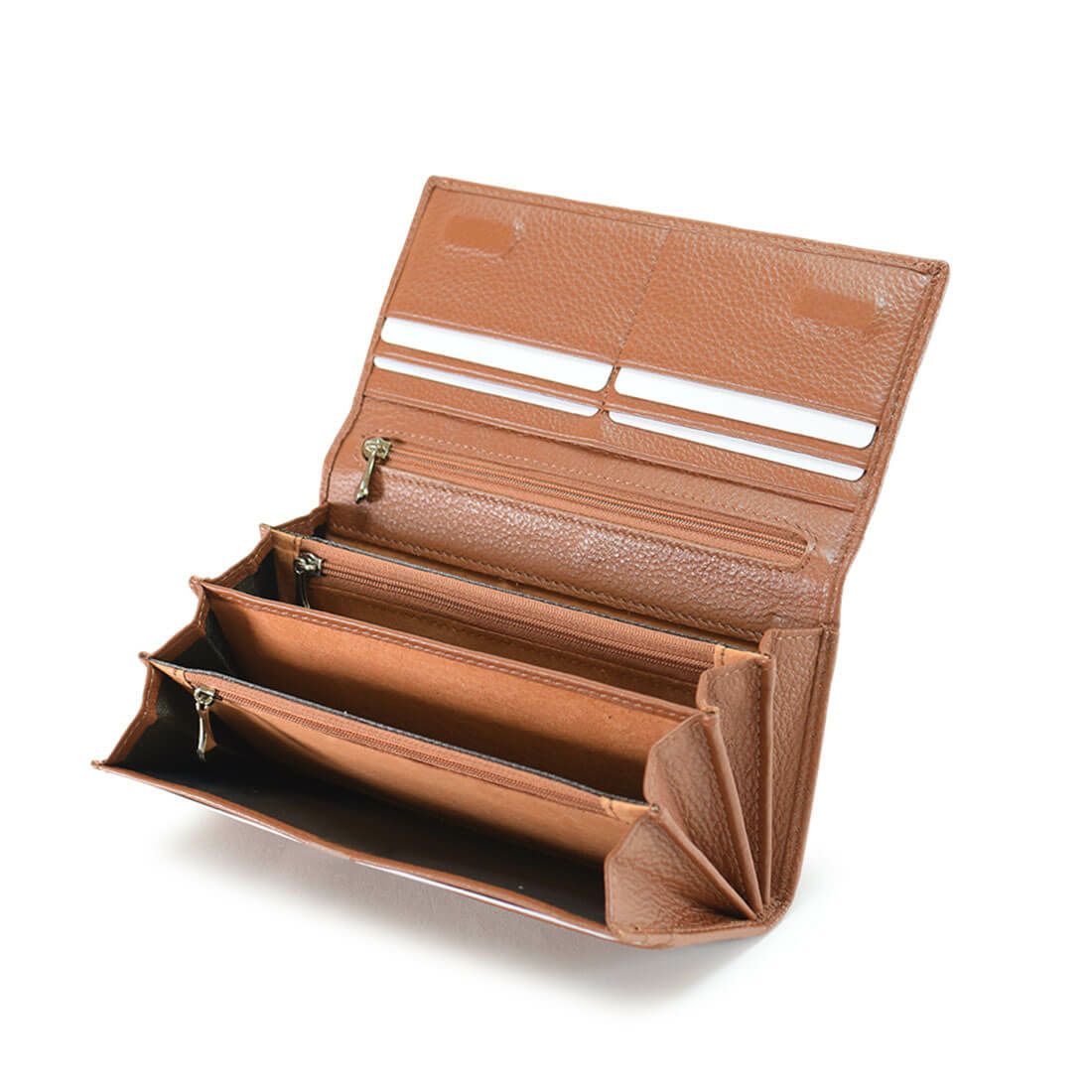 ソフトレザー大容量長財布