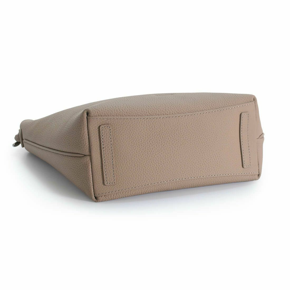 【アウトレット】本革ソフトシュリンクレザーハンドルデザインホーボーバッグ