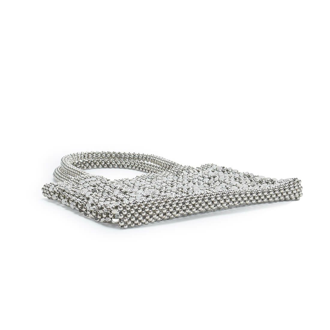 メタリックハンドバッグ