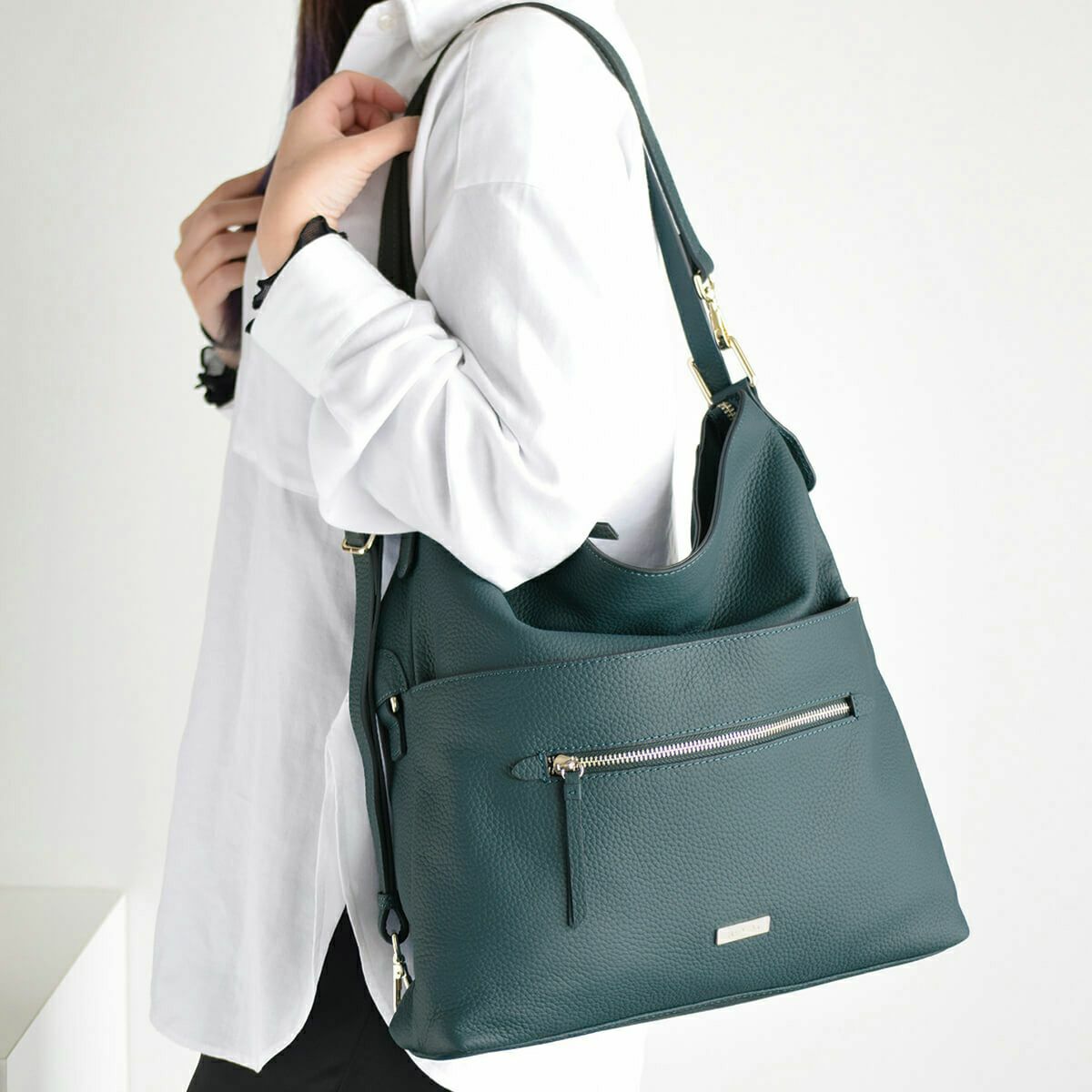 【アウトレット】シュリンクレザー3wayバッグ（普通サイズ）