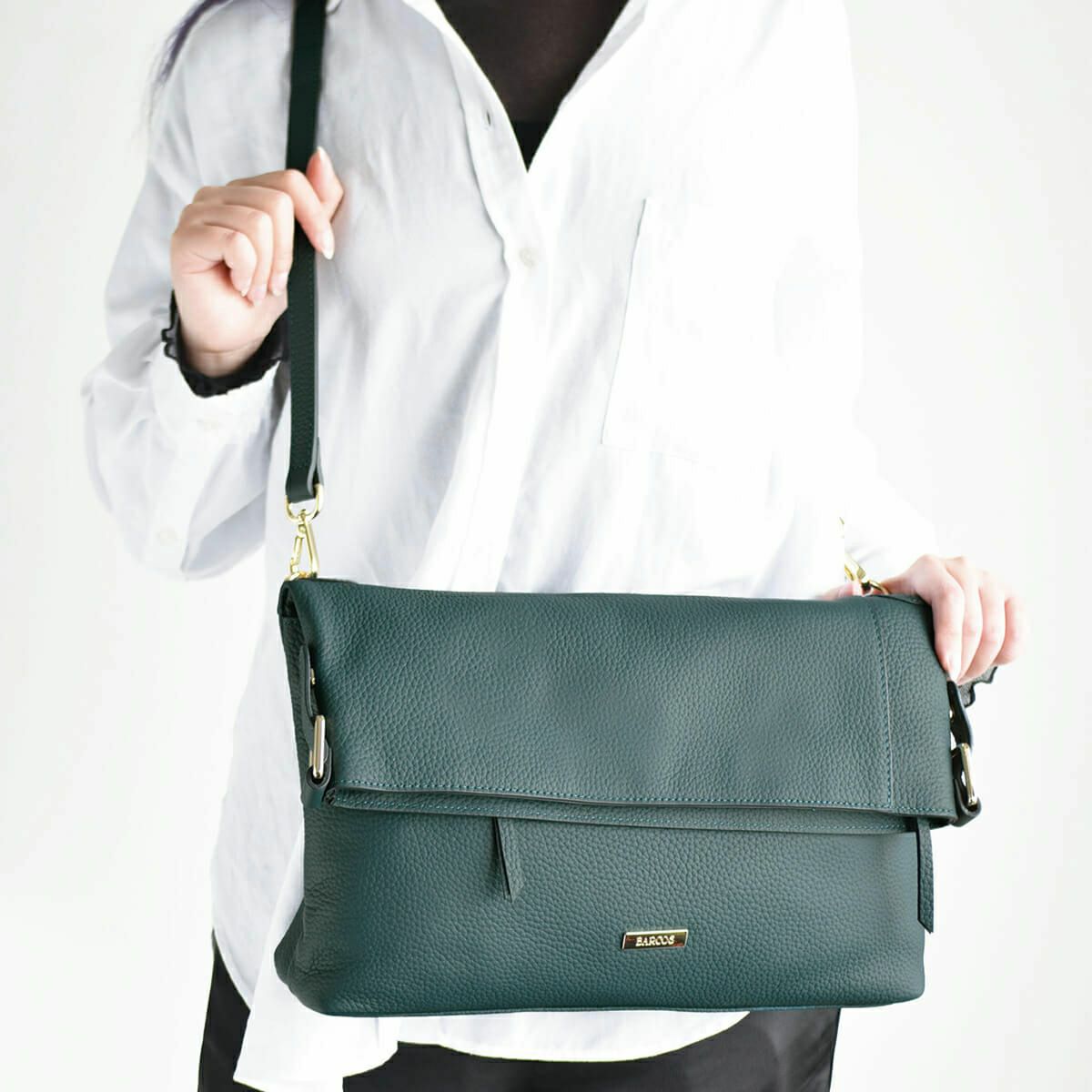 【アウトレット】シュリンクレザー3wayバッグ（普通サイズ）