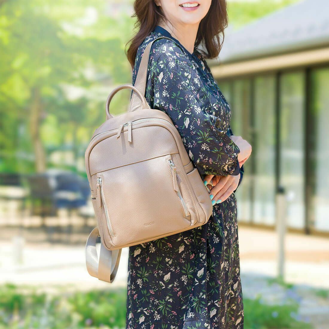 【アウトレット】シュリンクレザー リュックサック