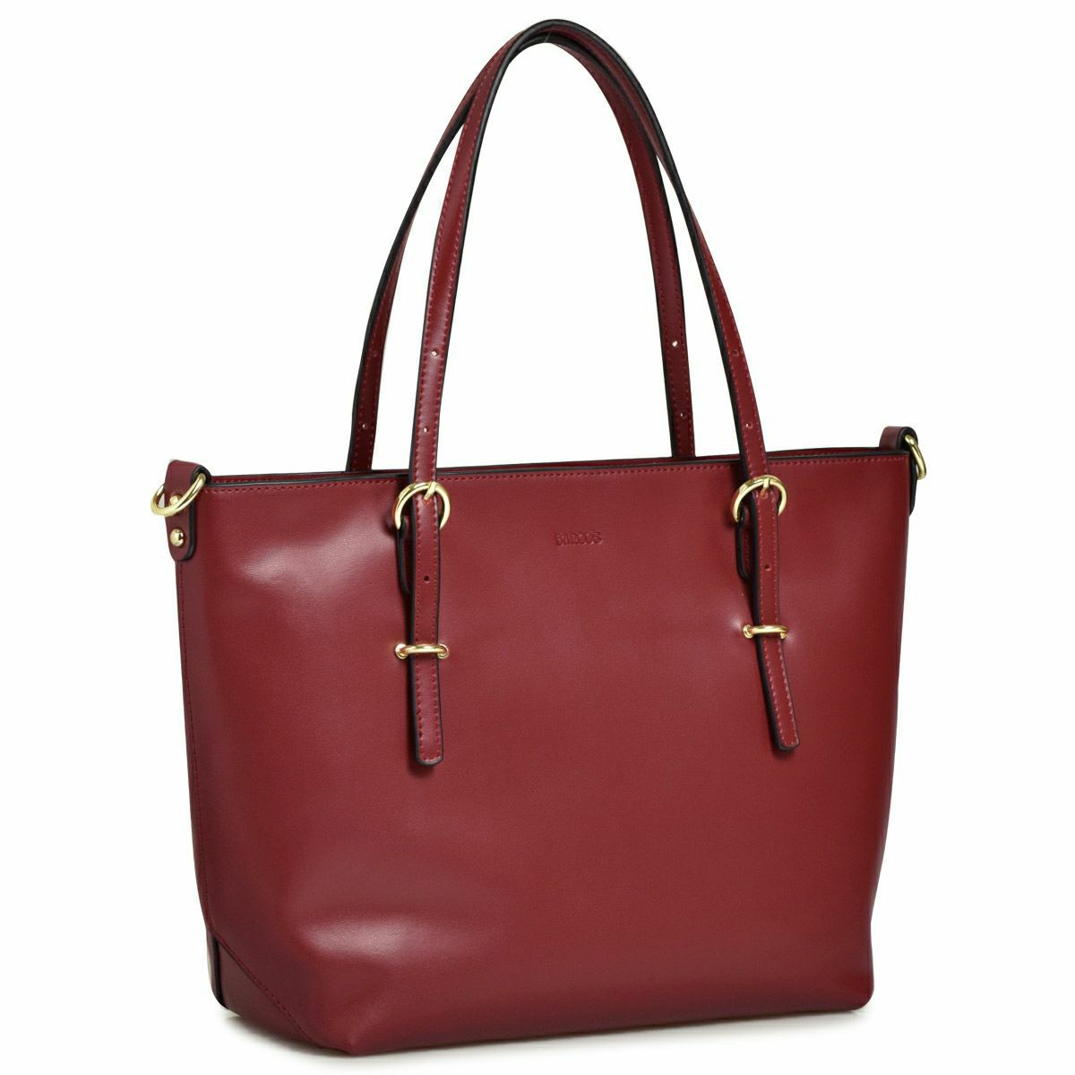 アウトレット】2wayレザートートバッグ＜ジェシカ＞ ボルドー