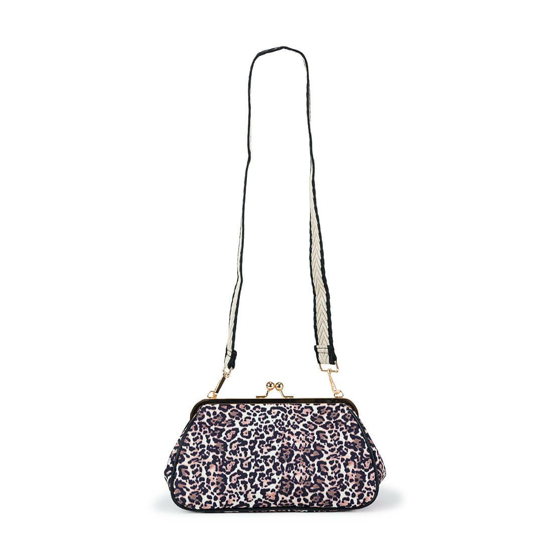 がま口財布＆スカーフ付きがま口バッグ（レオパード柄） | バルコス