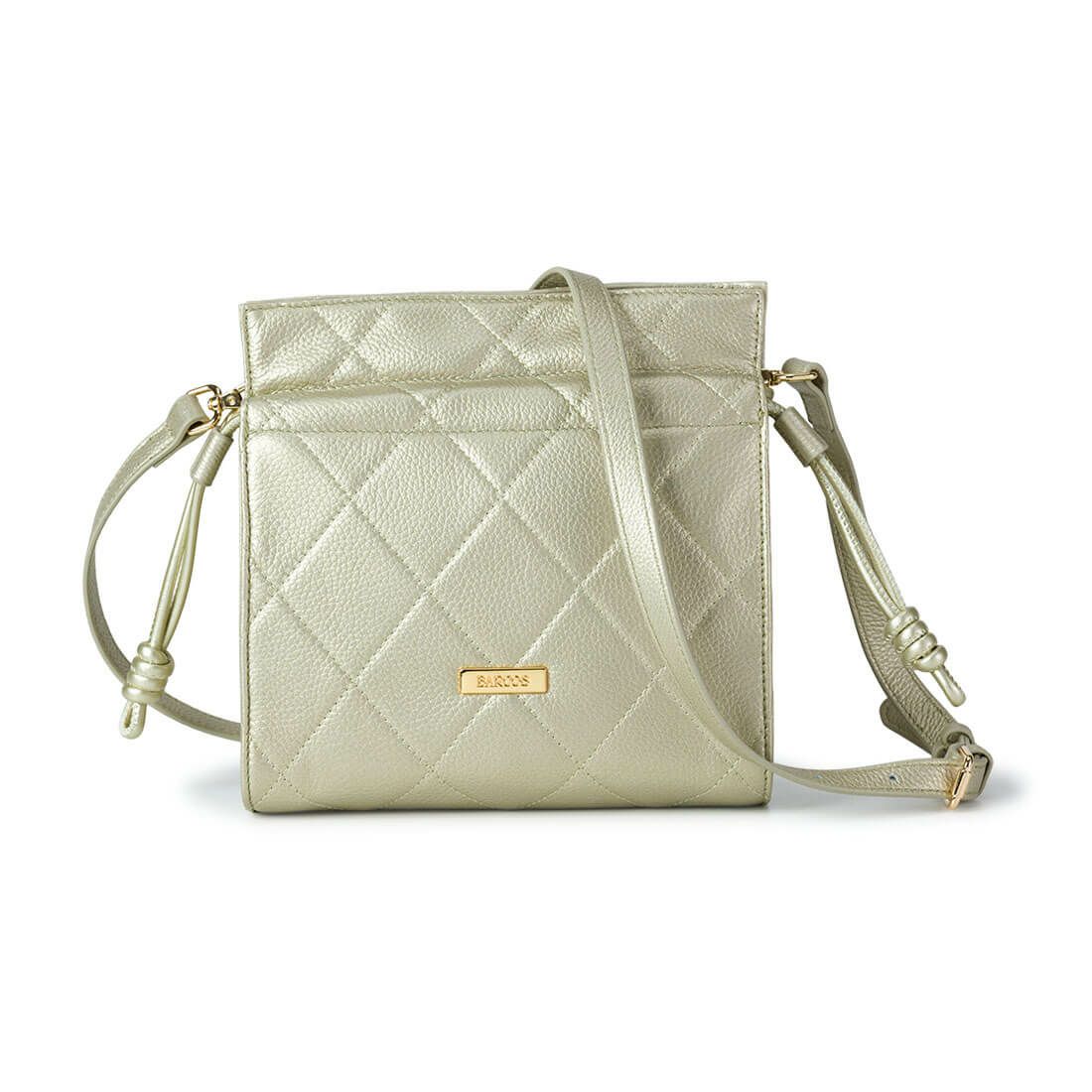 巾着デザインキルティングポシェット